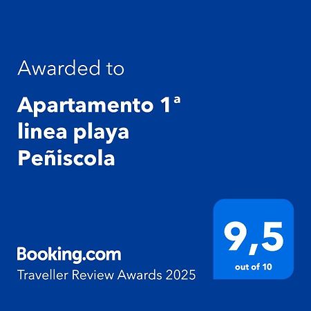 Apartamento 1ª Linea Playa Peñíscola מראה חיצוני תמונה