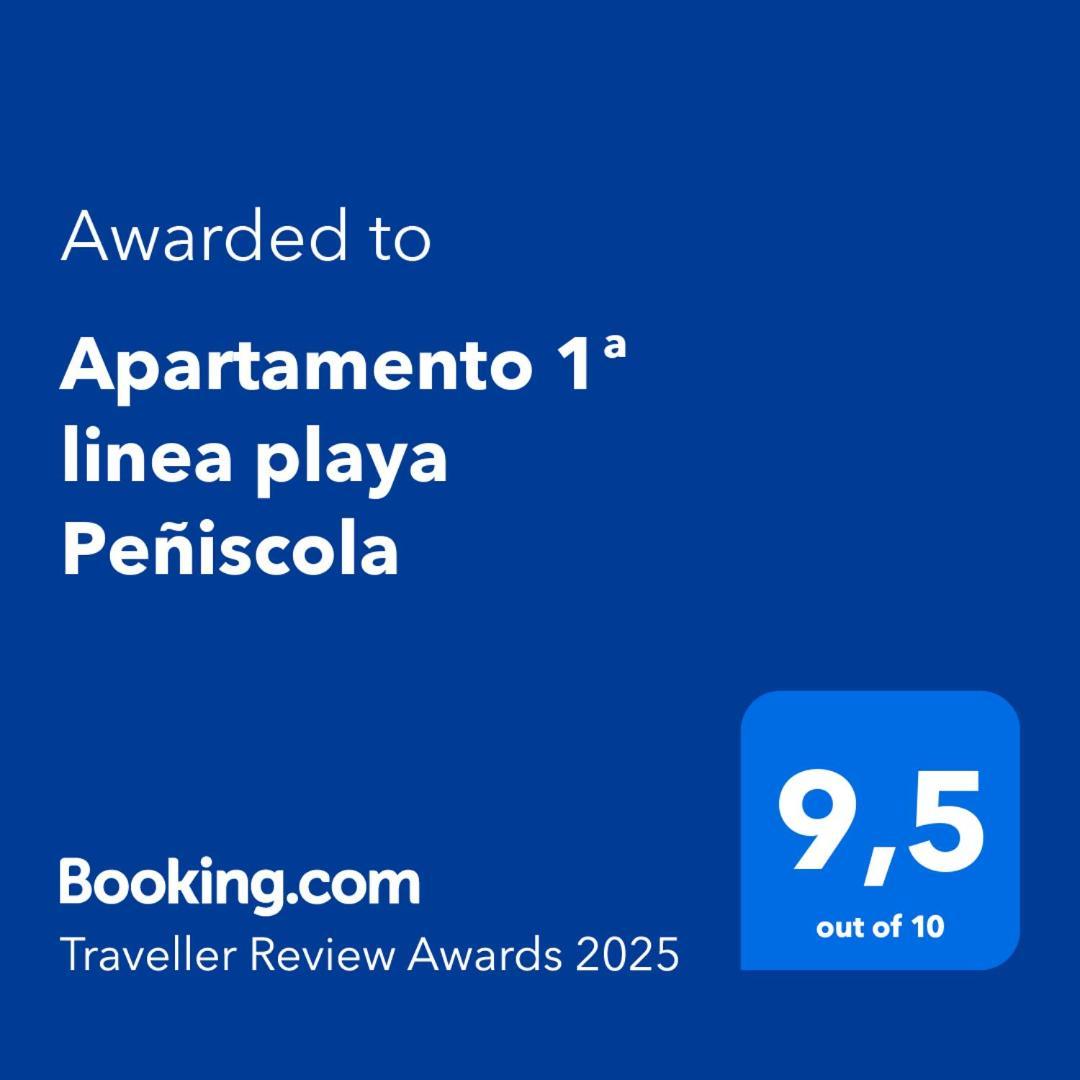 Apartamento 1ª Linea Playa Peñíscola מראה חיצוני תמונה